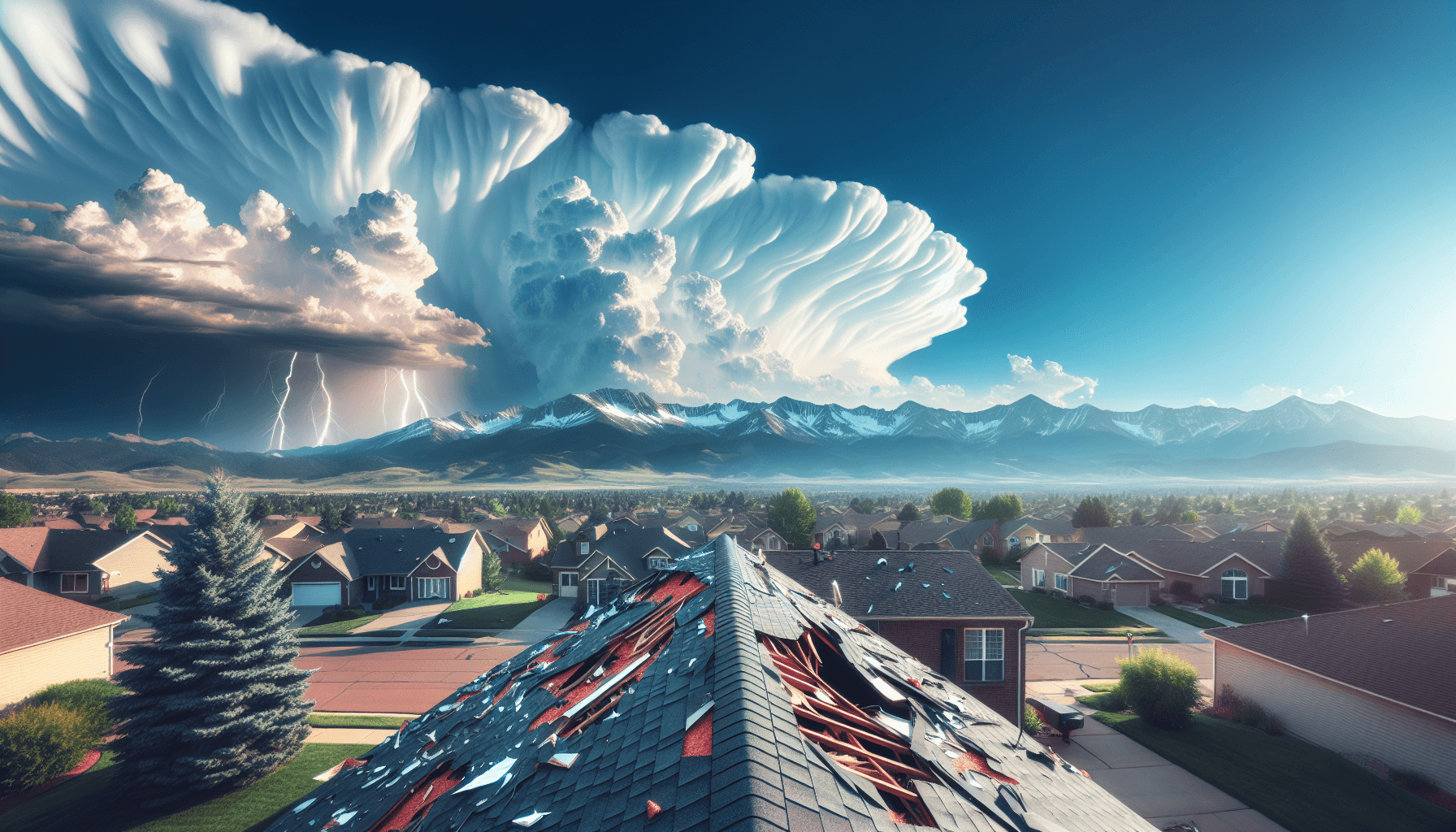 How to Identify Hidden Roof Damage After Denver Hail Storms - Alpine Peak Roofing Colorado