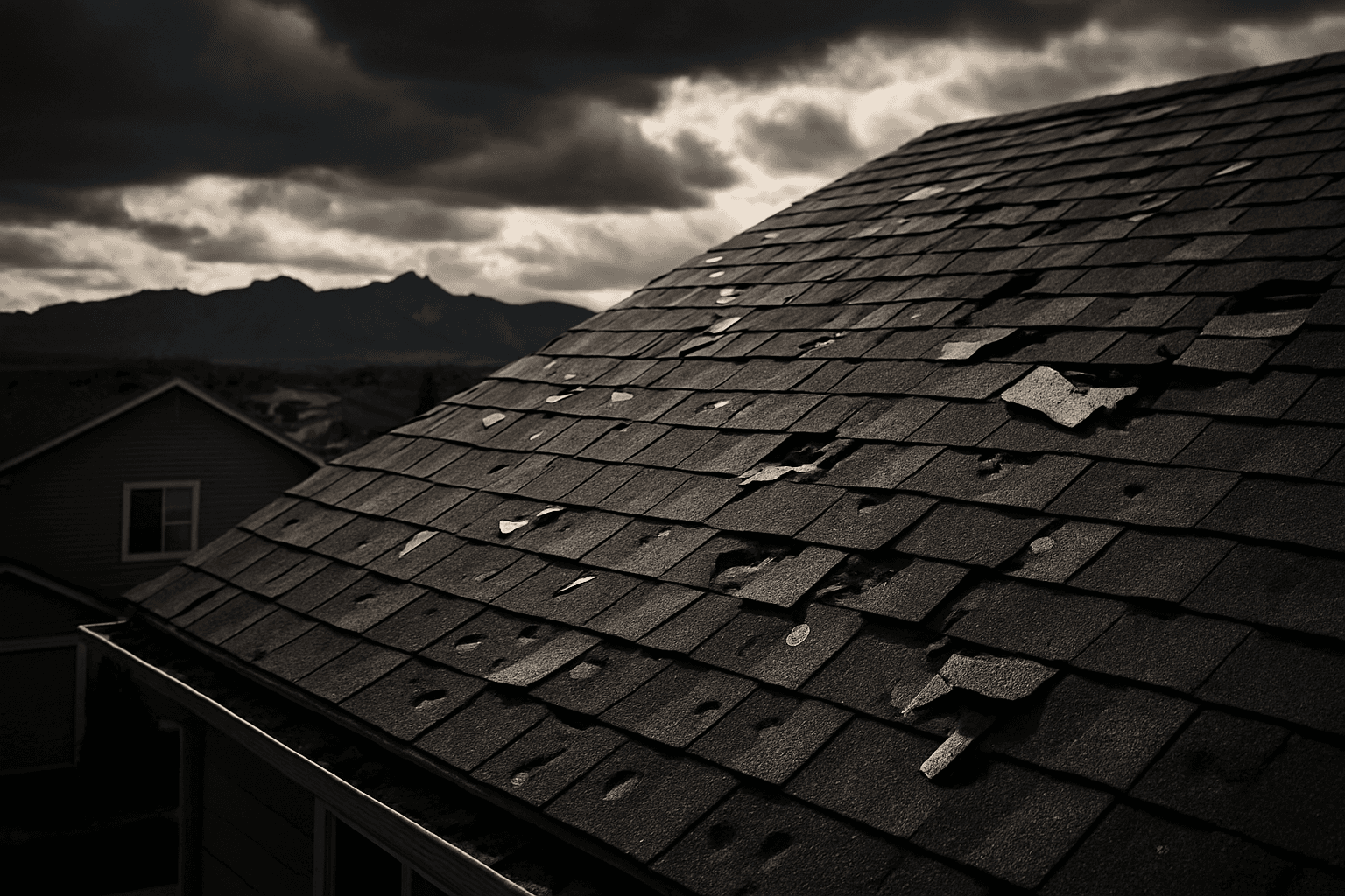 Identifying Hail Damage Signs on Your Denver Roof - Alpine Peak Roofing Colorado